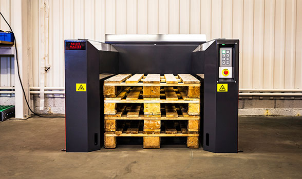 PalletMaster® electric pallet dispensers ready for pallet handling
